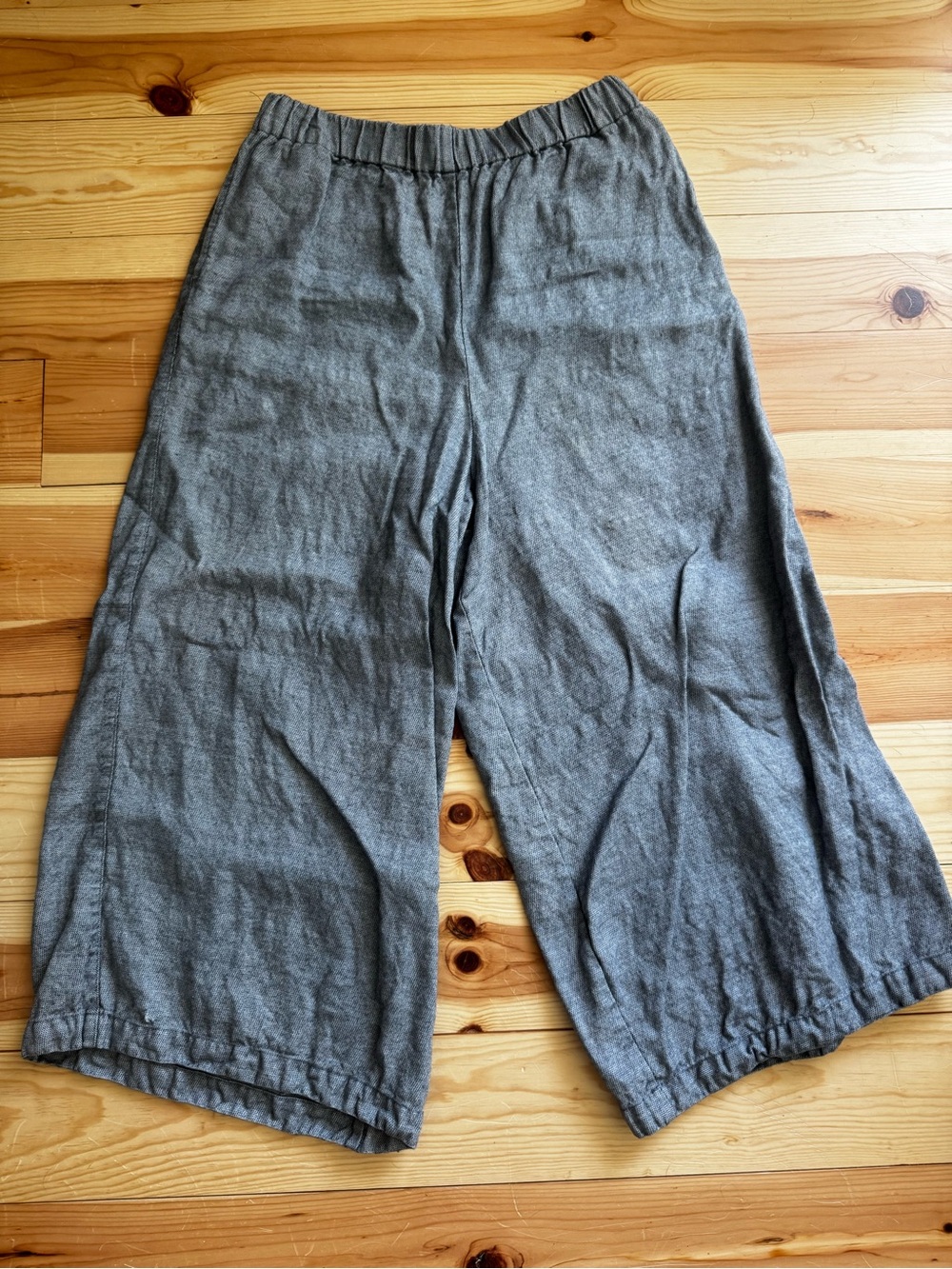 NPL linen and wool blend pants
